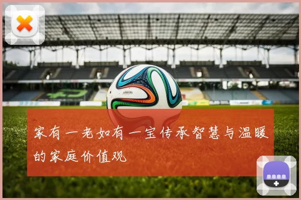 家有一老如有一宝传承智慧与温暖的家庭价值观